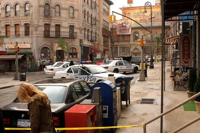 New York street backlot near Sofia, Little Italy block